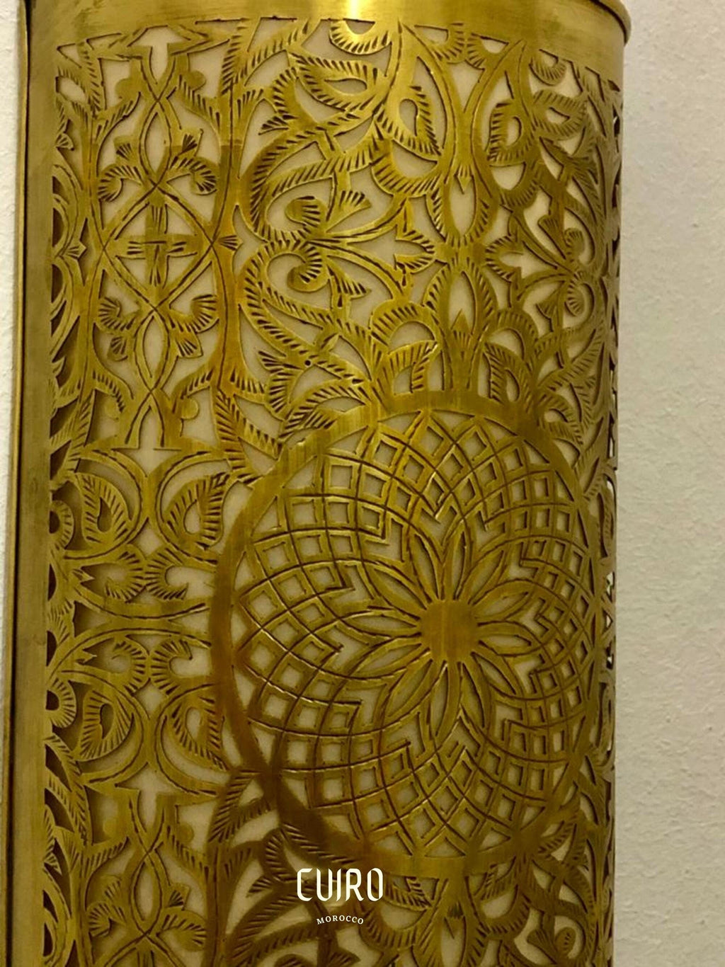 Elegant Handmade Brass Wall Sconces – Set of 2