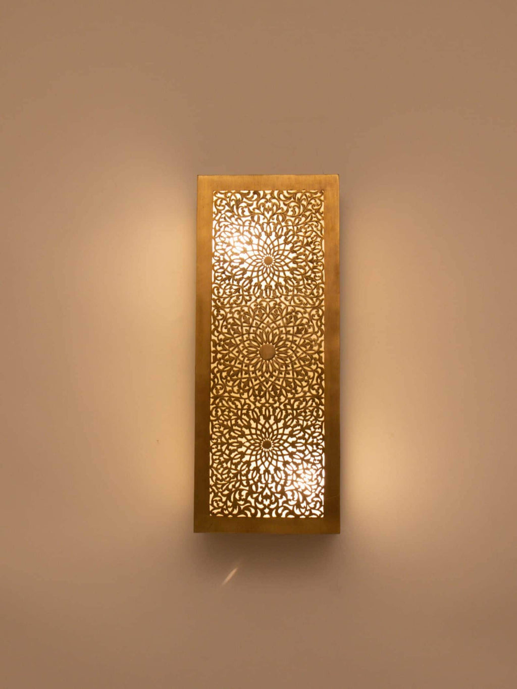 Elegant Moroccan Brass Chandelier