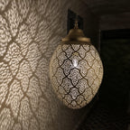 Elegant Moroccan Brass Ceiling Lamp – Handmade Pendant Fixture
