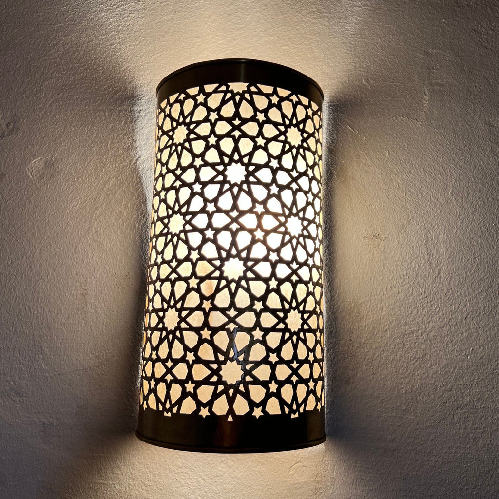 Brass Wall Lamp – Handmade Moroccan Lighting