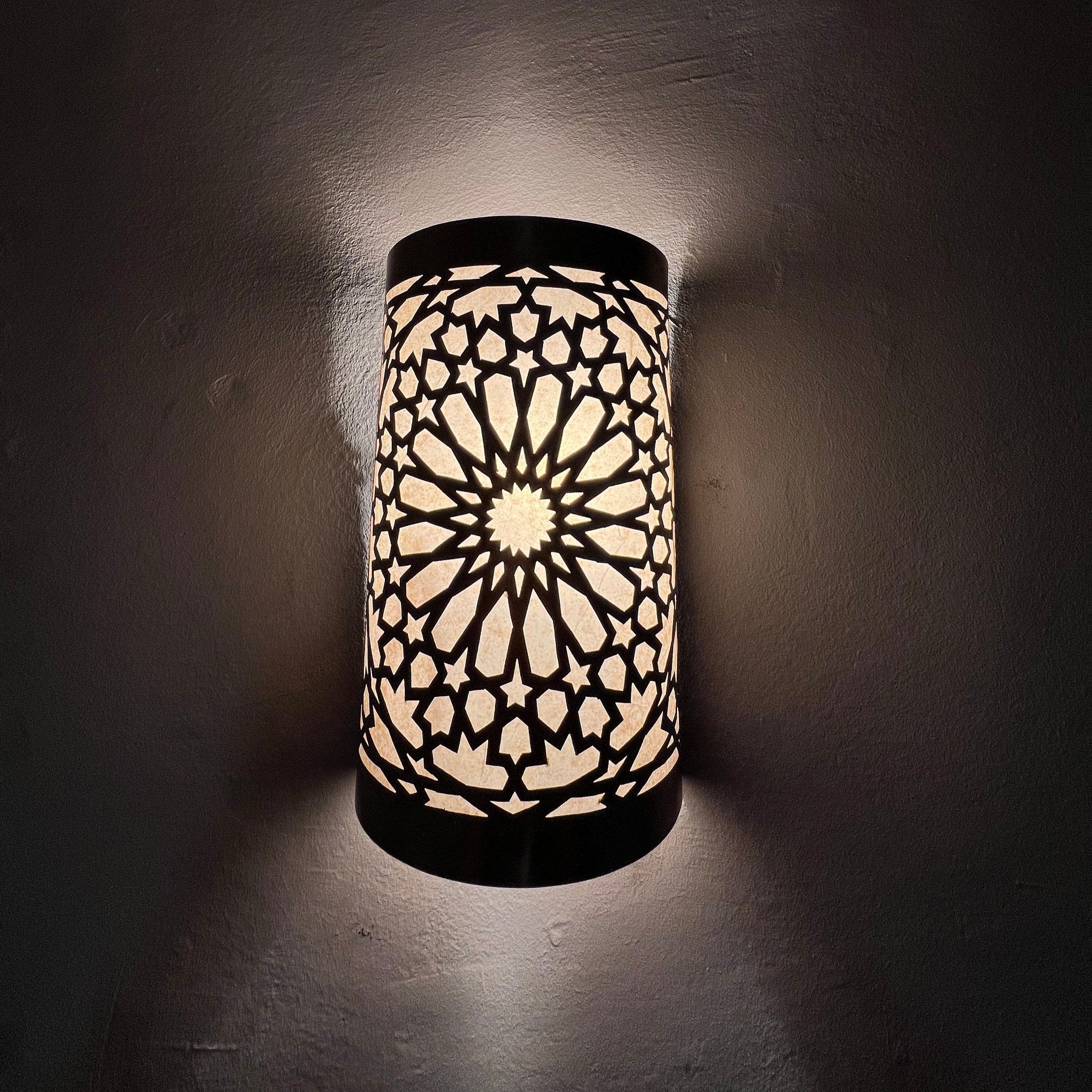 Brass Wall Sconce – Handmade Moroccan Lighting