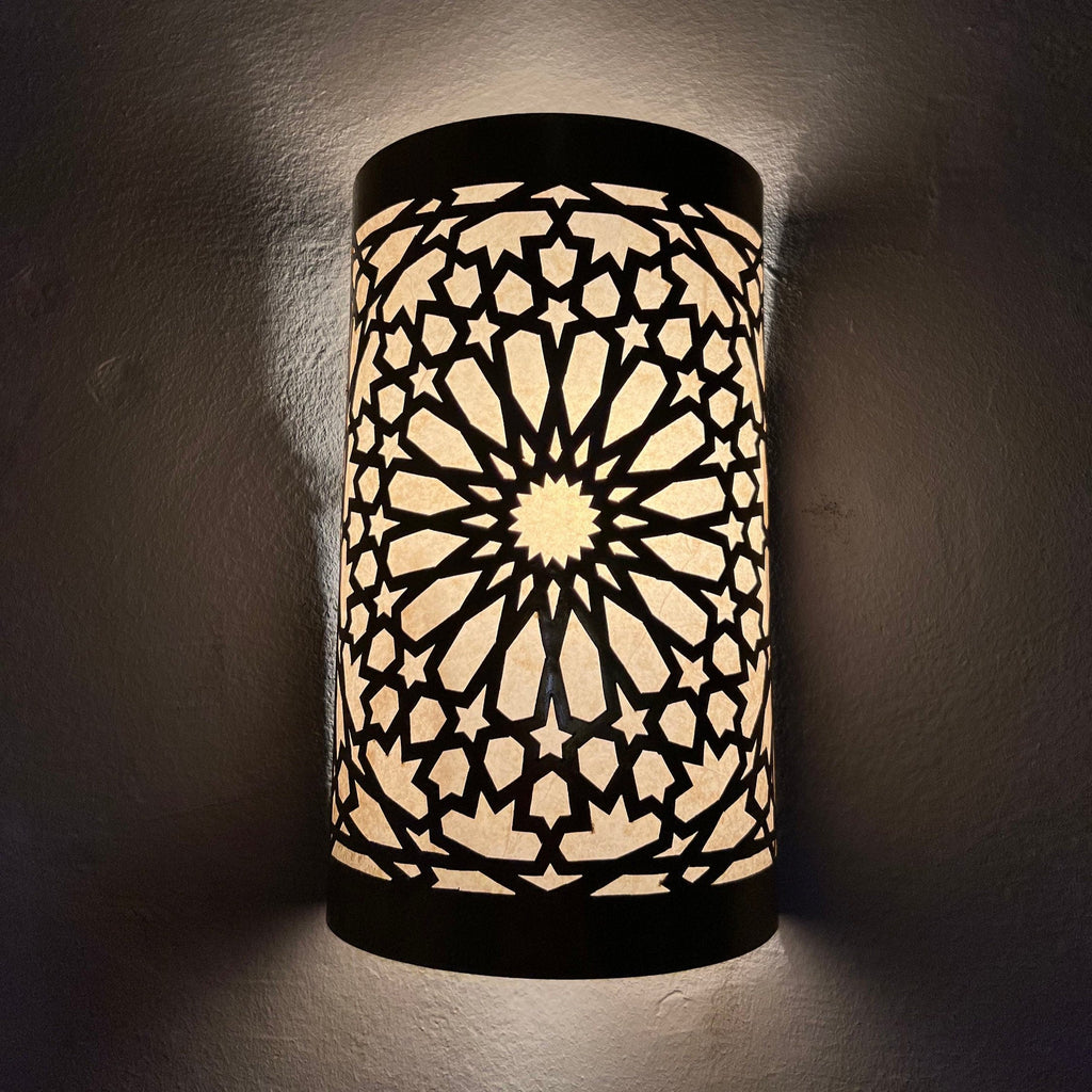 Brass Wall Sconce – Handmade Moroccan Lighting