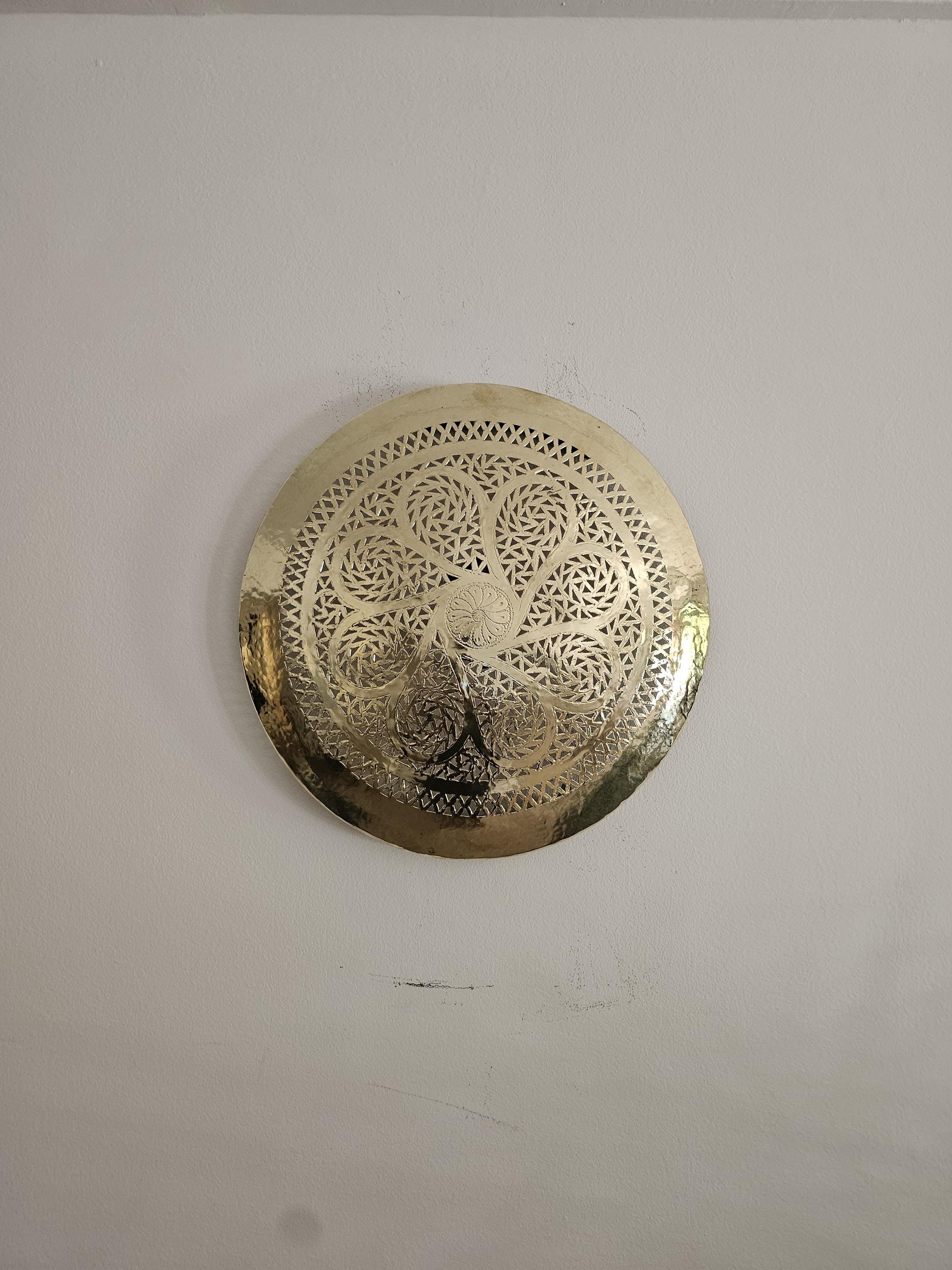Handcrafted Brass Wall Light